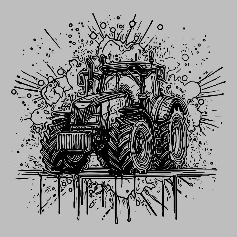 Ackerdesigner mit Traktor Feld Schlepper Experte