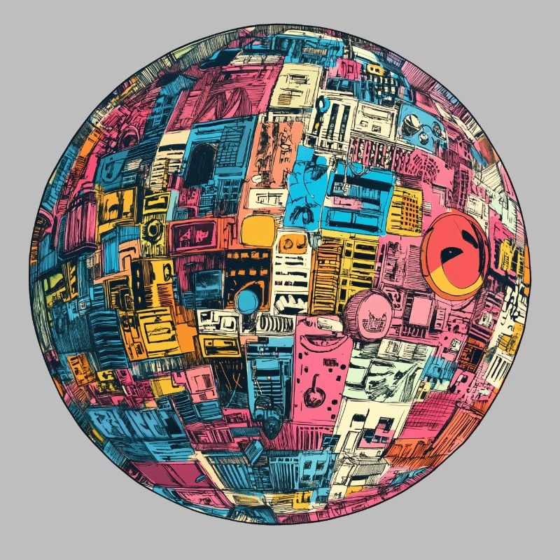 Retro-Future Sphere: Technicolor Vision!