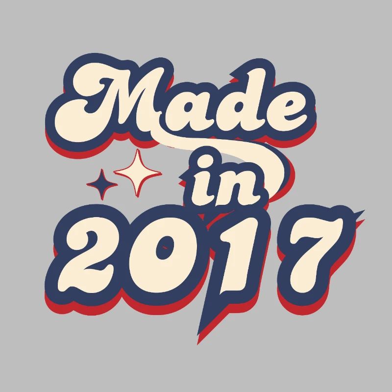 Made in 2017 retro