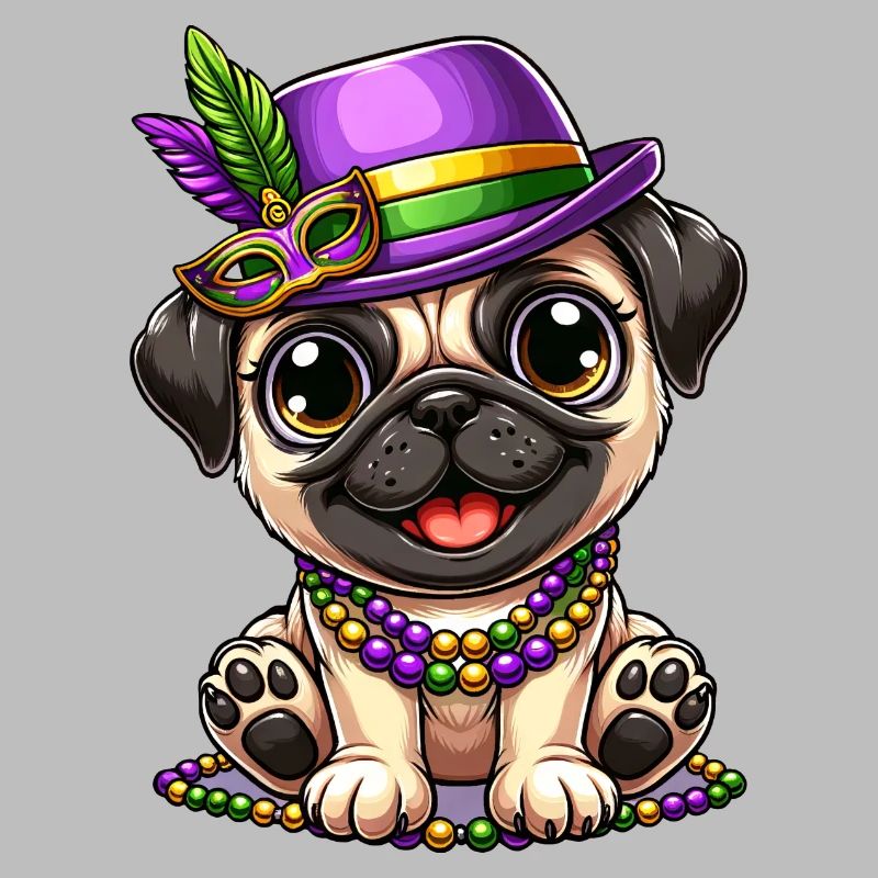 Mardi Gras Comic Mops