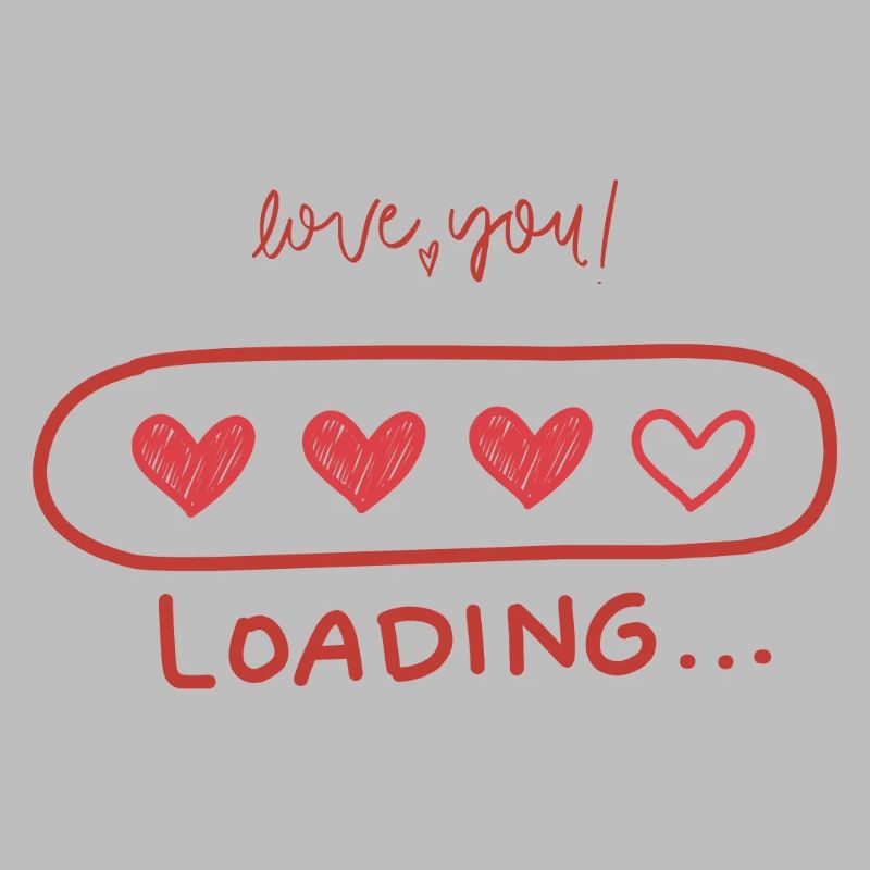 Herz-Loading Liebe