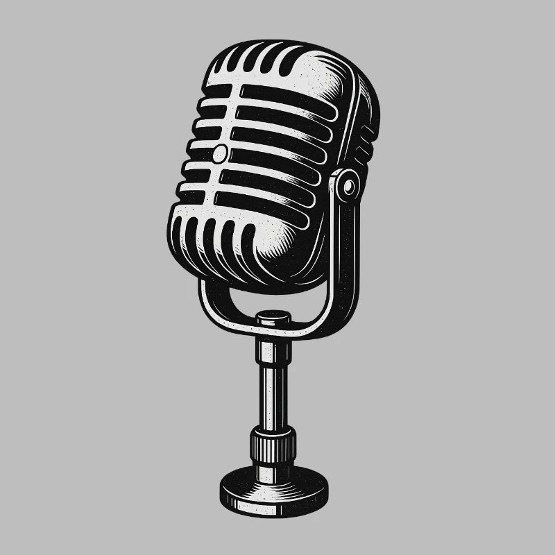 Old microphone