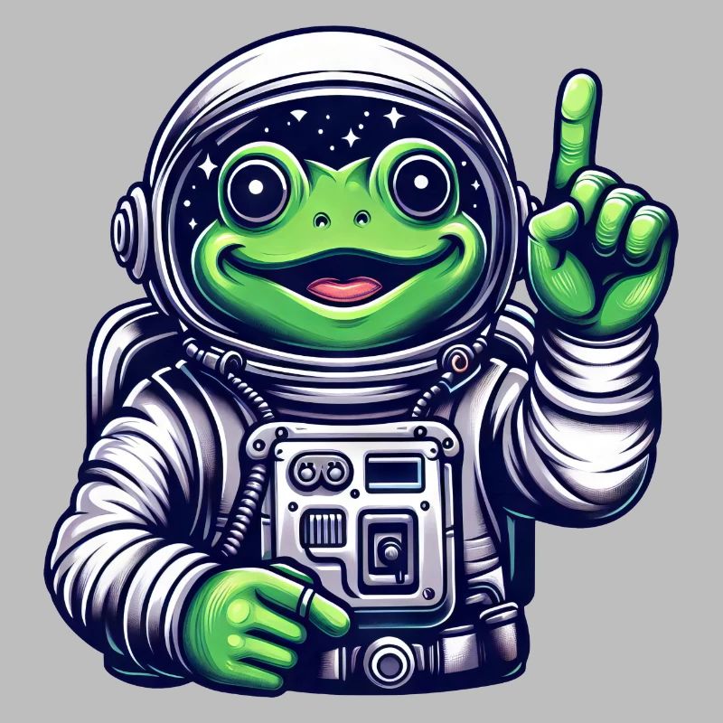 Astronaut Frog Toad Space Cosmonaut