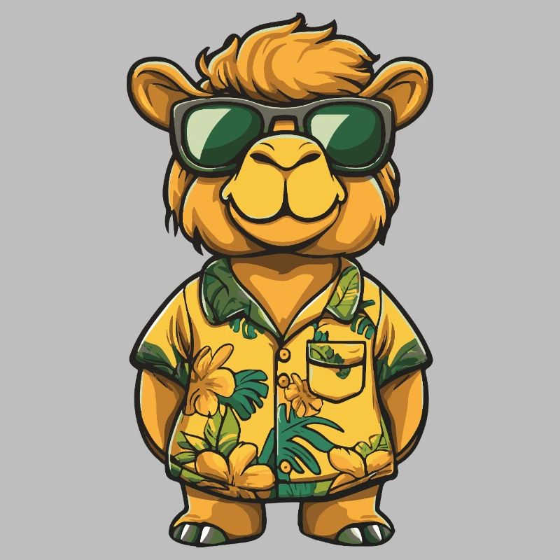 Kamel Comic Cool Sommer