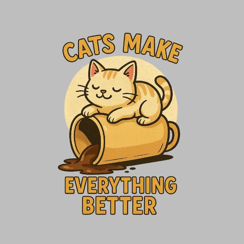 cats make everything better