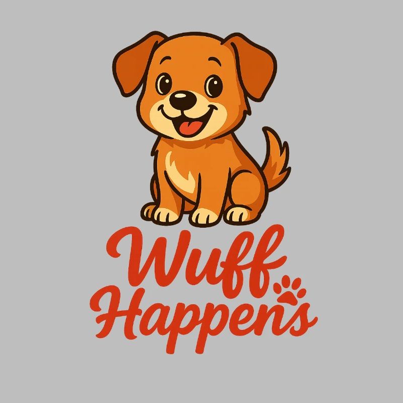 Wuff Happens...mega cutes Hundedesign