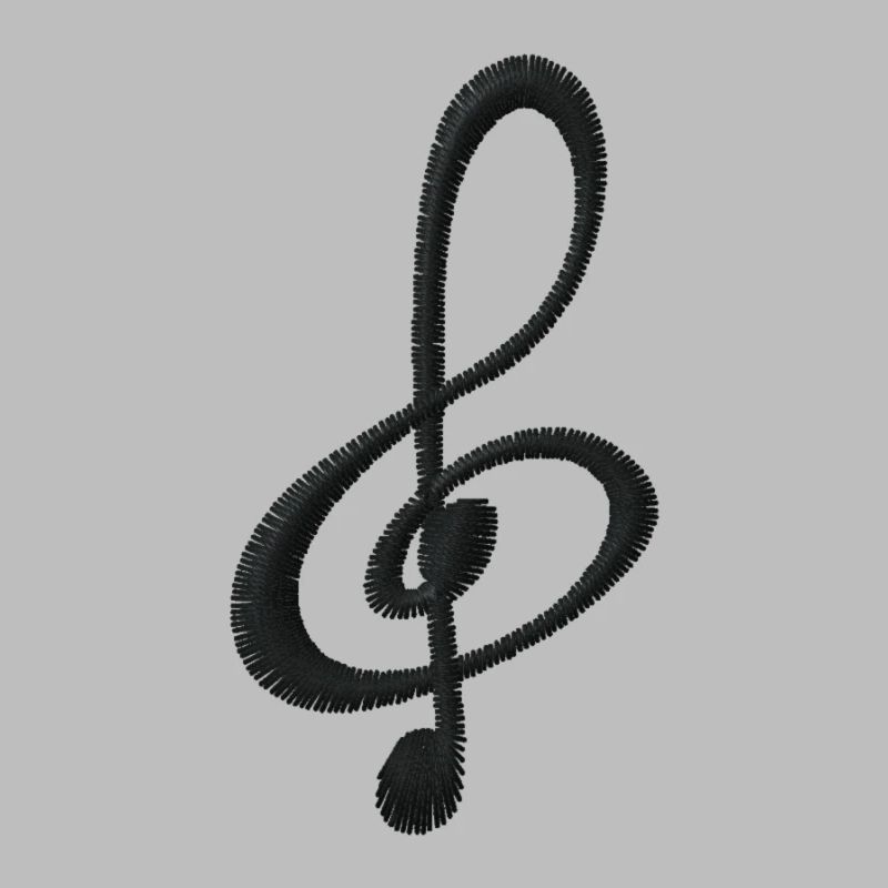 Note embroidered