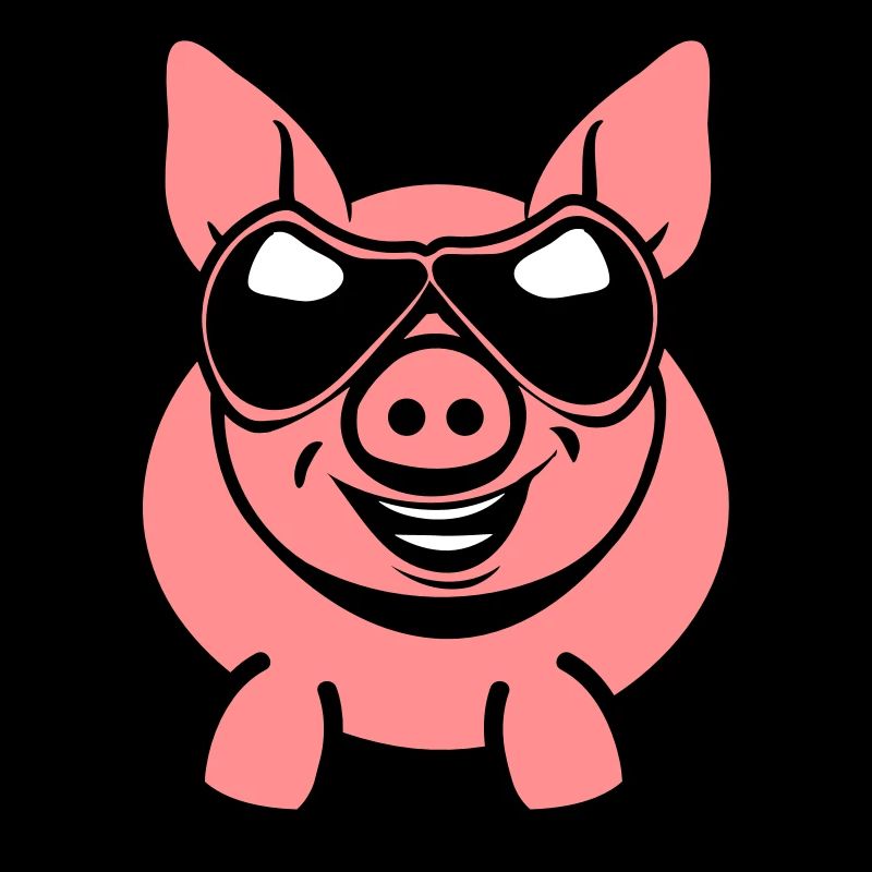 Pig funny friendly sunglasses