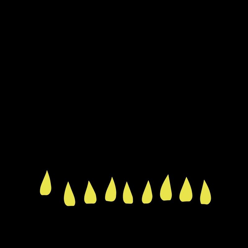 Candles at night