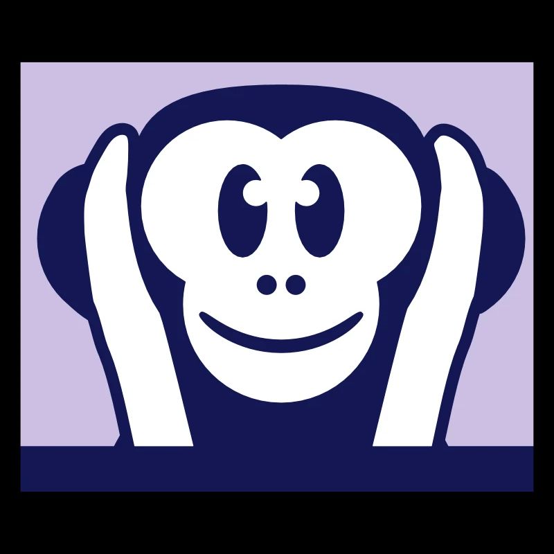 3 Wise Monkeys Hear Nothing Deaf Holds Ears To Monkey