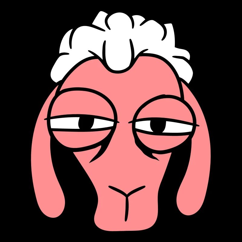 Schaf Skeptisch Kritischer Blick Gesicht Kopf Cool