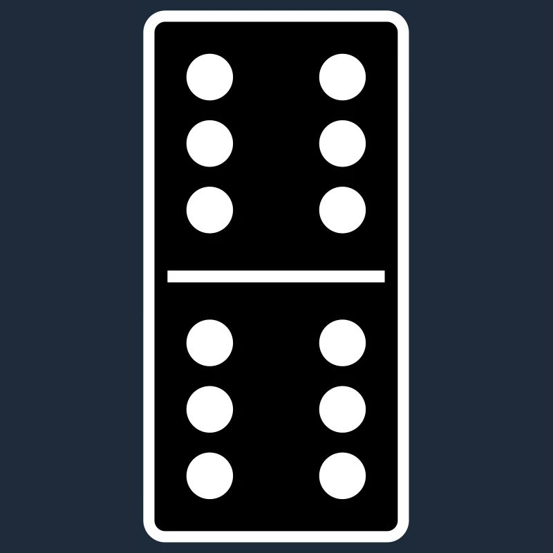 DOMINO STONE 6: 6 - COULEUR VARIABLE - CONCEPTION DE VECTEUR!