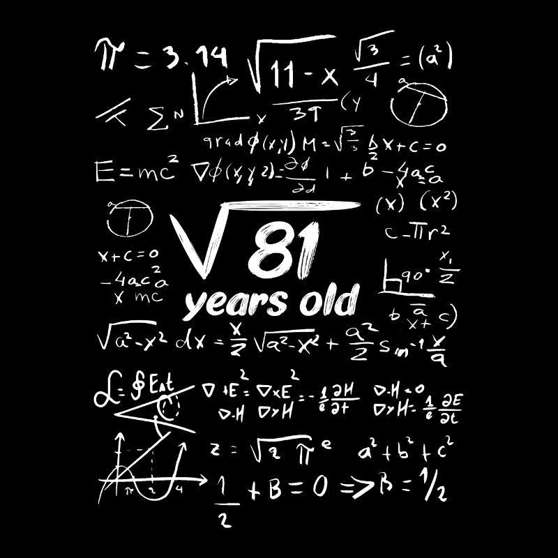 Birthday shirt root square root 81 9 years