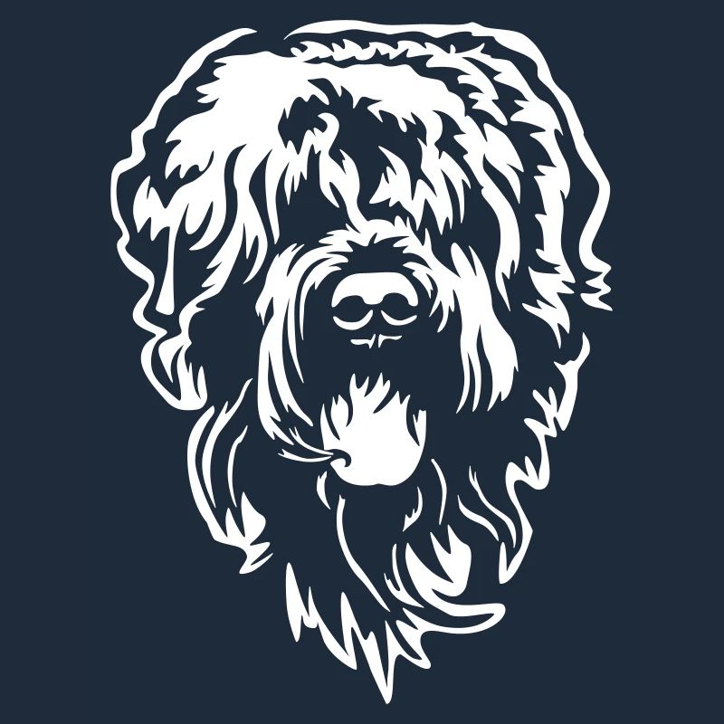 Russian Terrier Head "Black Edition"