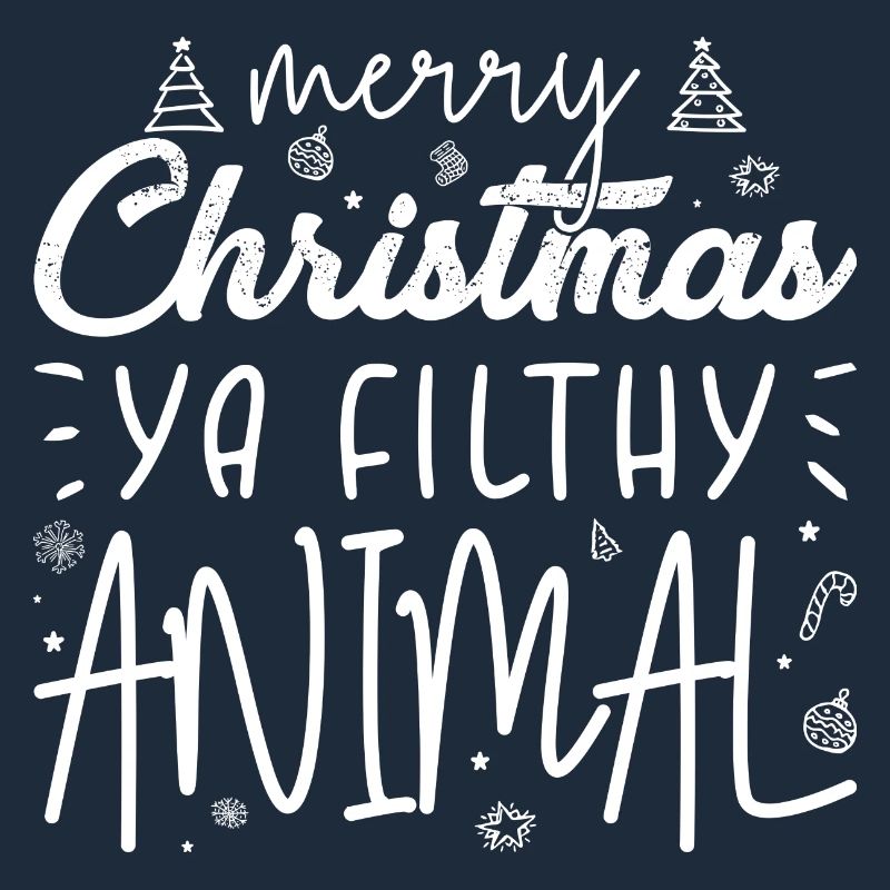 Impression de phrase de Noël effrontée