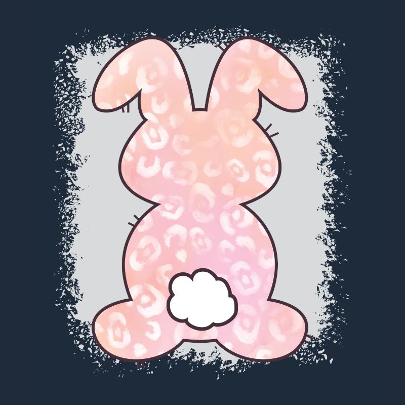 Leopard Print Bleached Easter