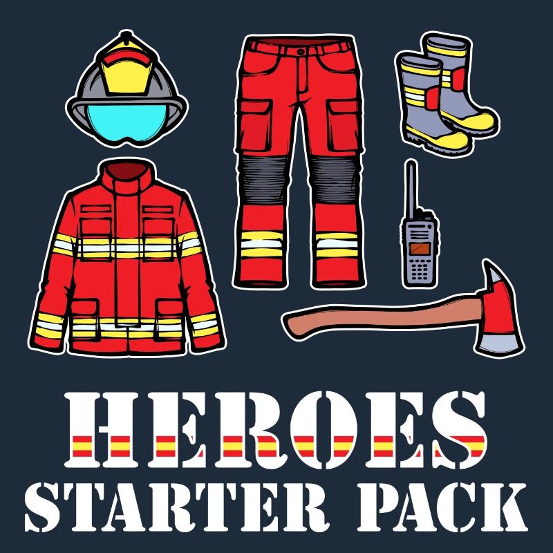 Firefighter Helmet Lifesaver Firefighter Statement