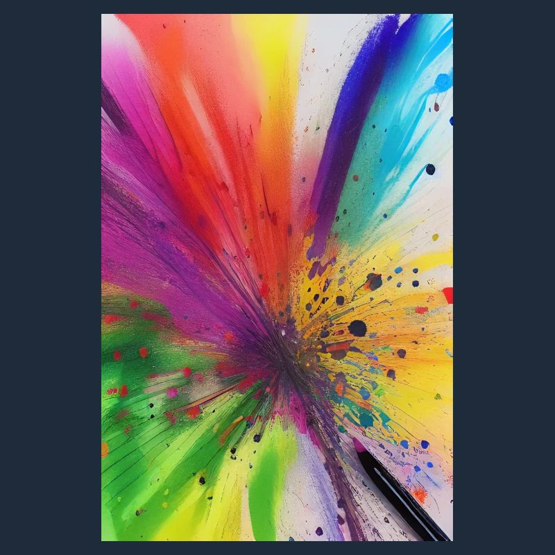 Éclaboussures de couleur