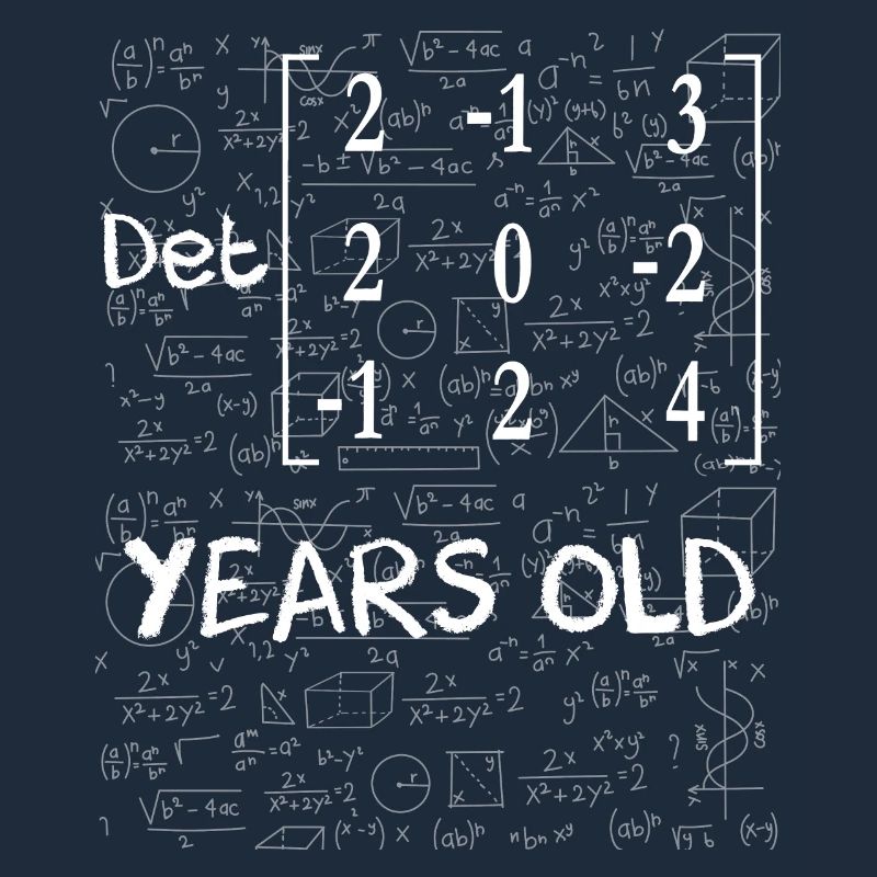 26th birthday 26 years matrix determinant
