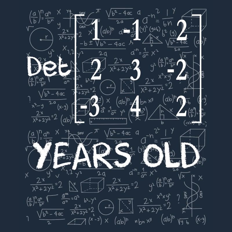 46th birthday 46 years matrix determinant
