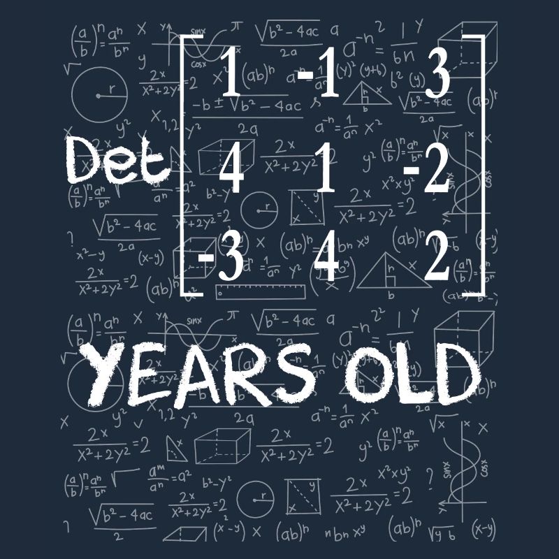 69th birthday 69 years matrix determinant