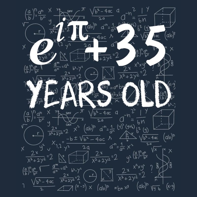 34th birthday 34 years old Euler Identity math