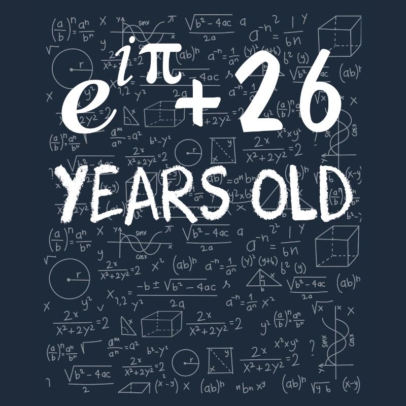 25e anniversaire 25 ans Euler Identité cadeau math