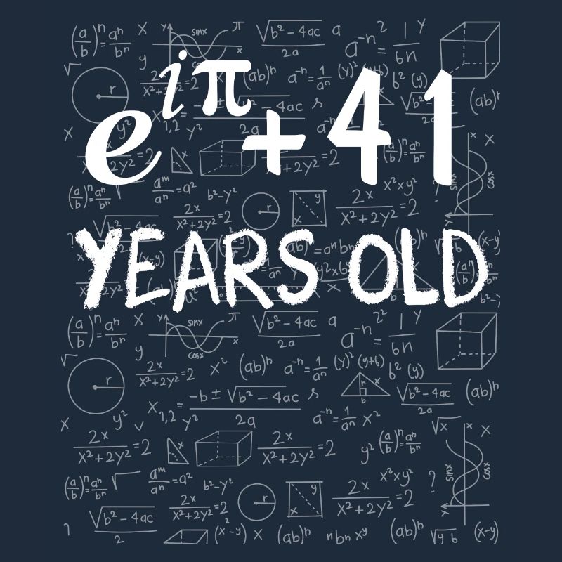 40th birthday 40 years Euler Identity math gift