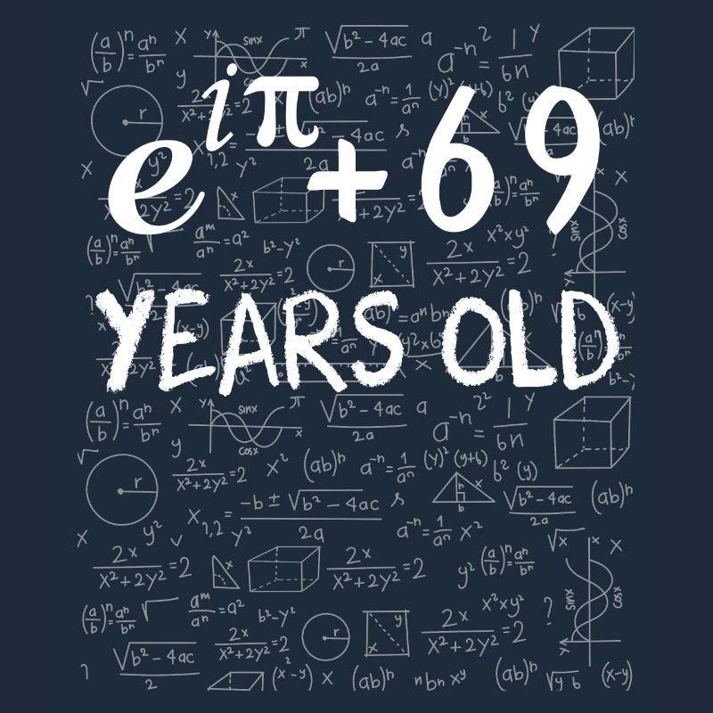 68th Birthday 68 Years Euler Identity Math Gift