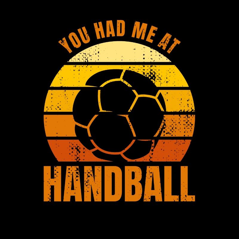 Handball player saying