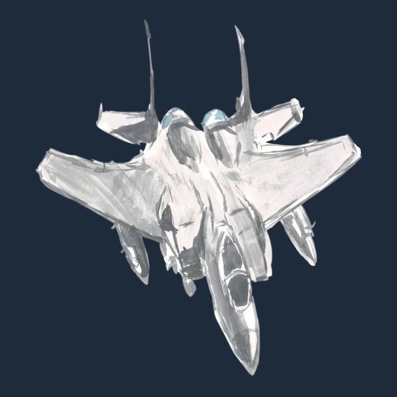 F15-Jagdflugzeugpilot-Luftfahrtshirt-Geschenkidee