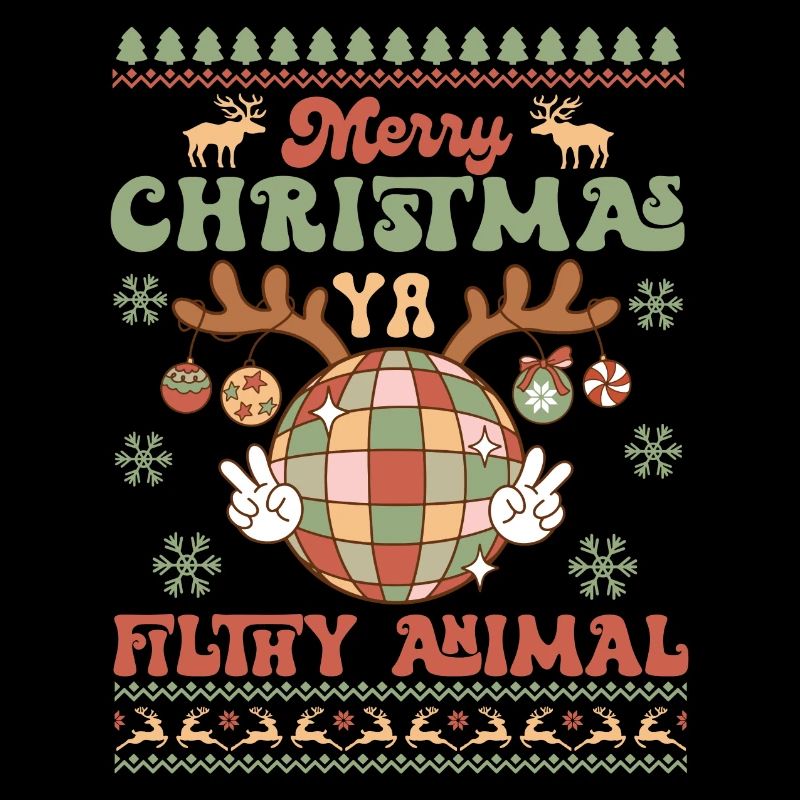 Pull de Noël moche