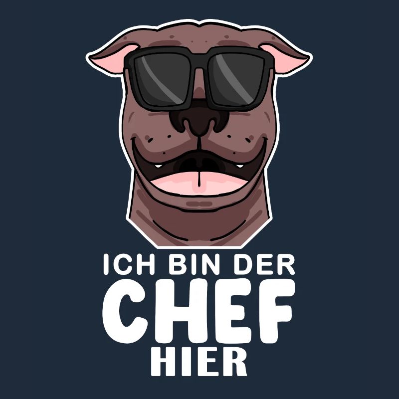 Chef Spruch Anführer Hund