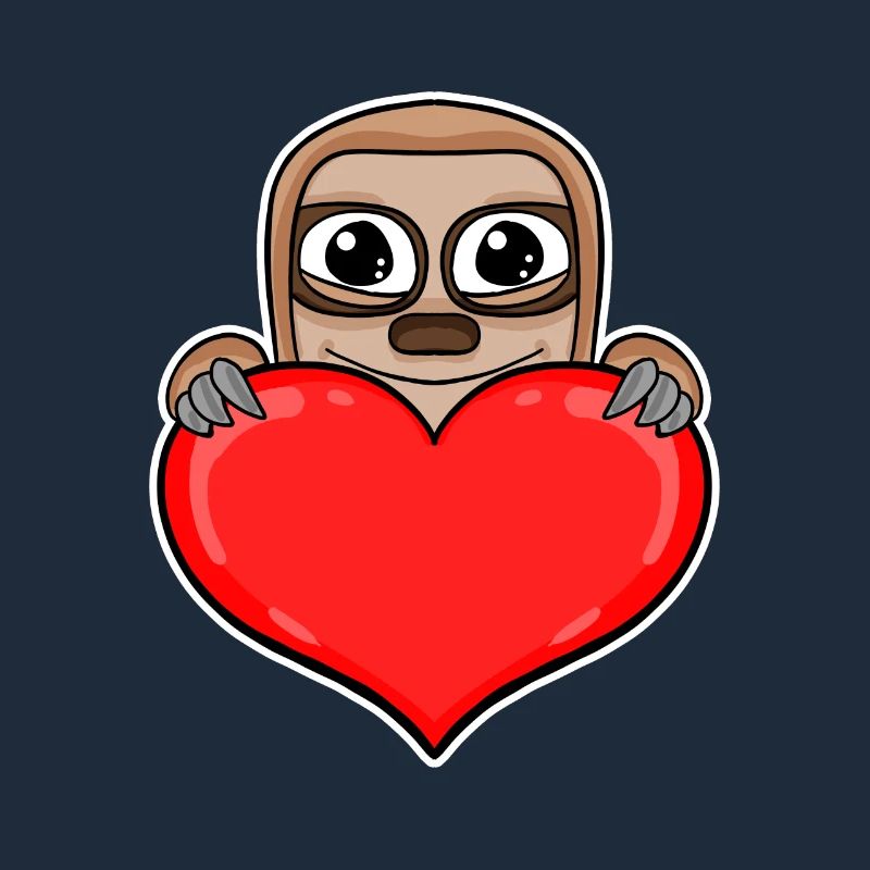 Sloth Heart Romantic