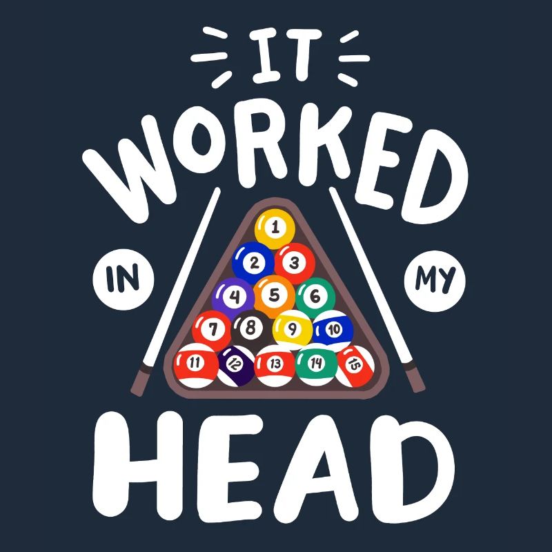 Poolbillardspieler Billard
