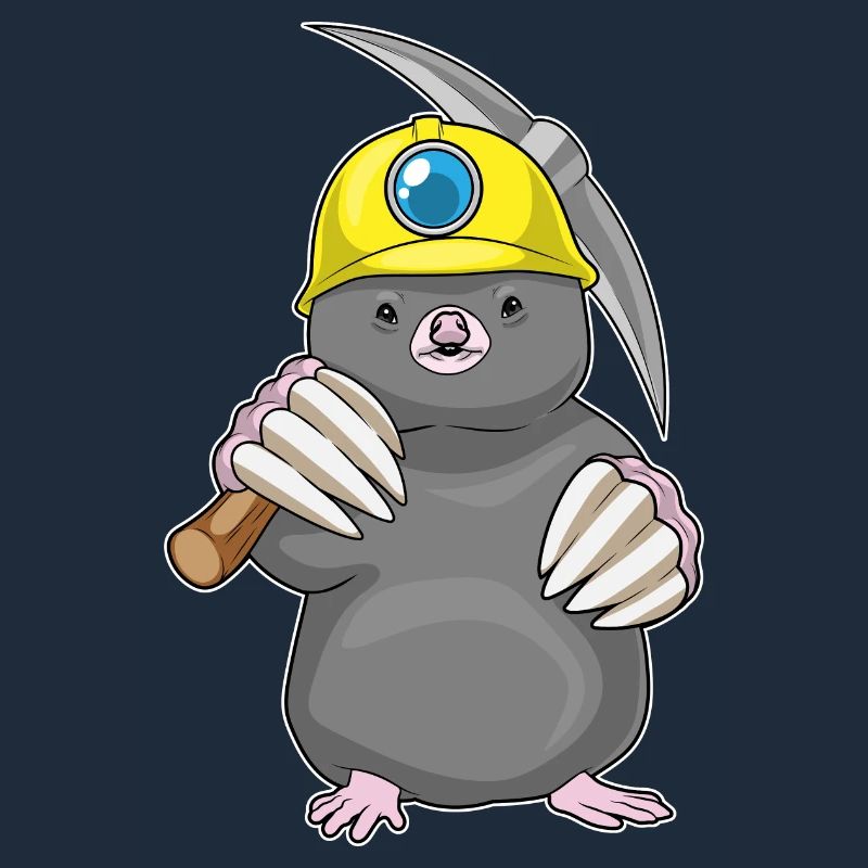 Mole Miner Pickaxe Mining
