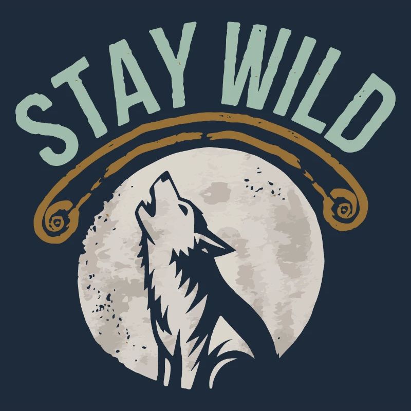 Stay Wild Wolf T-Shirt