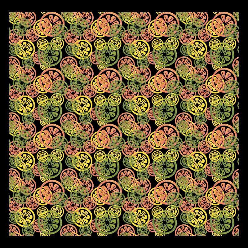 Fruit Lemon Orange Pattern