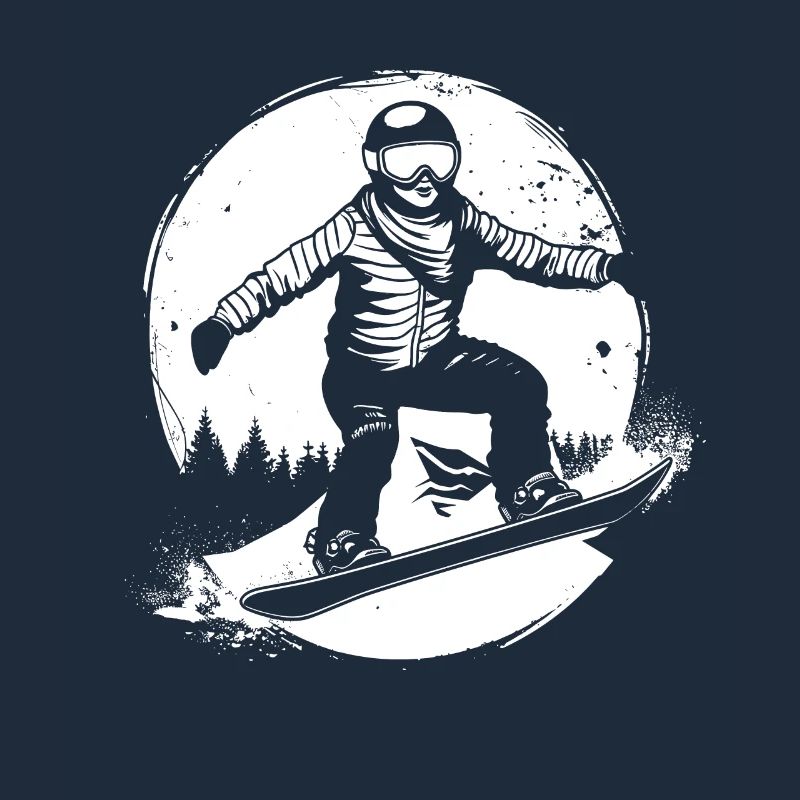 Snowboarder Drawing