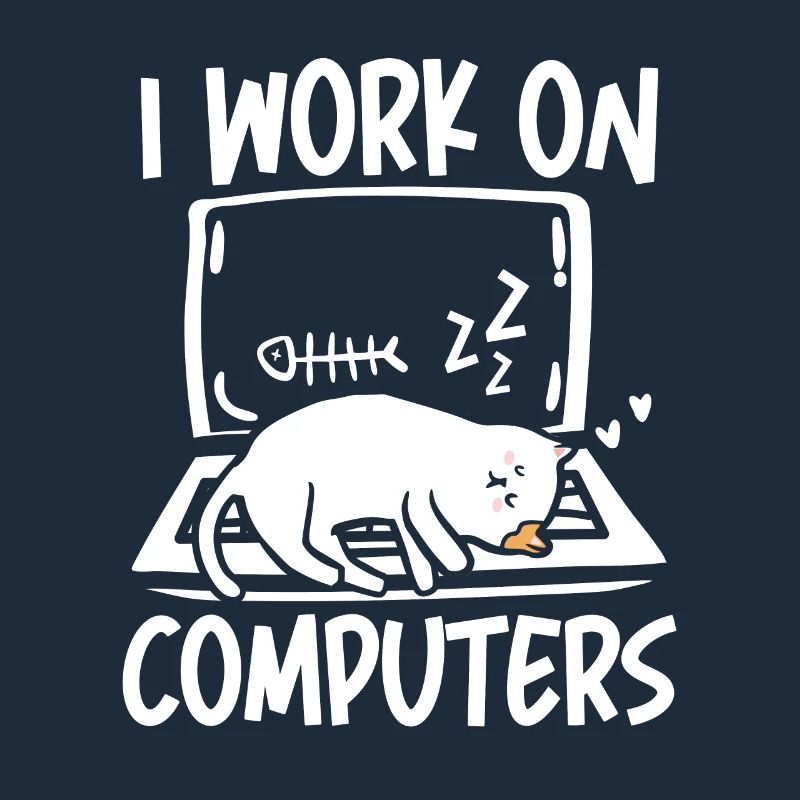 I work on computers