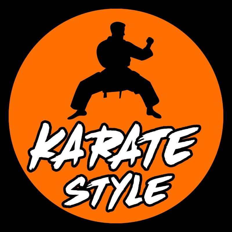 Karatetraining mit dynamischer Silhouette