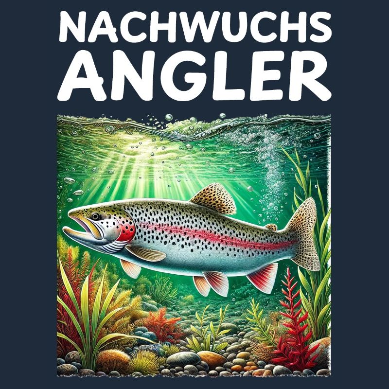 Forelle Kinder Angler Geschenk