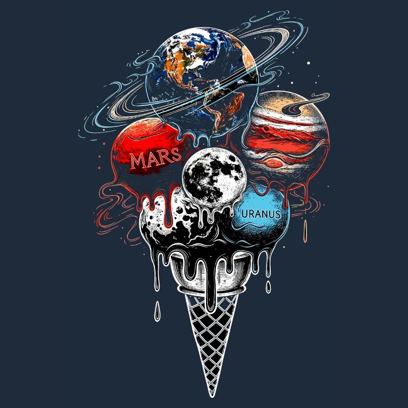 Planet Cream Scoop - Space Galaxy Science