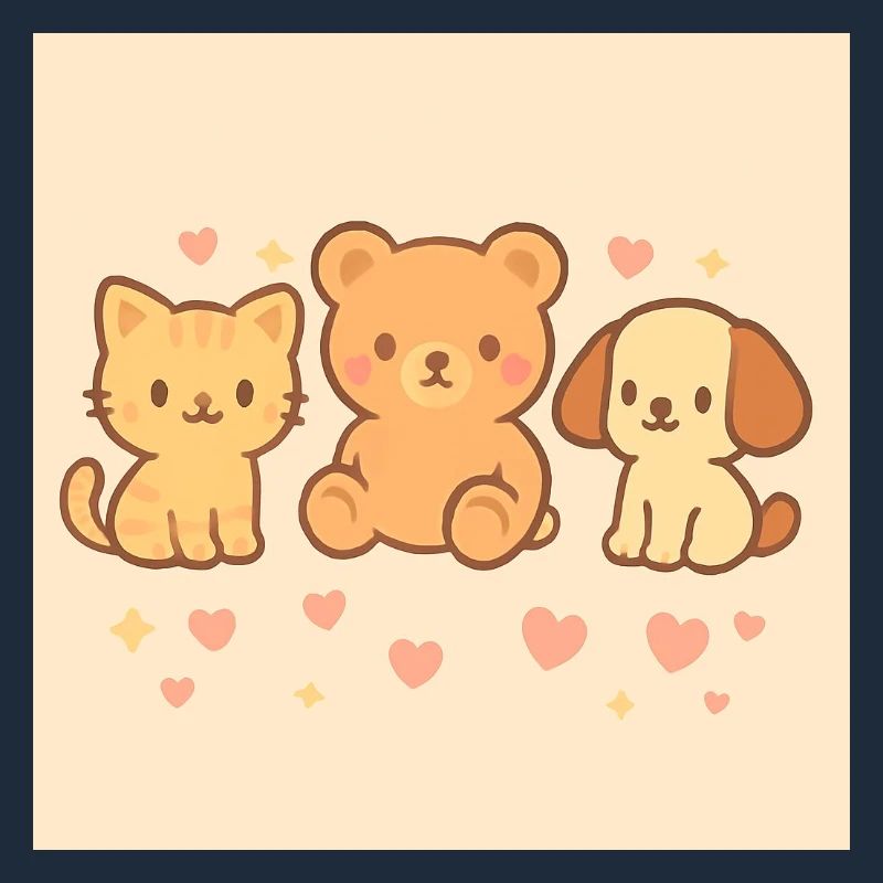 Dessin de bande dessinée mignon.