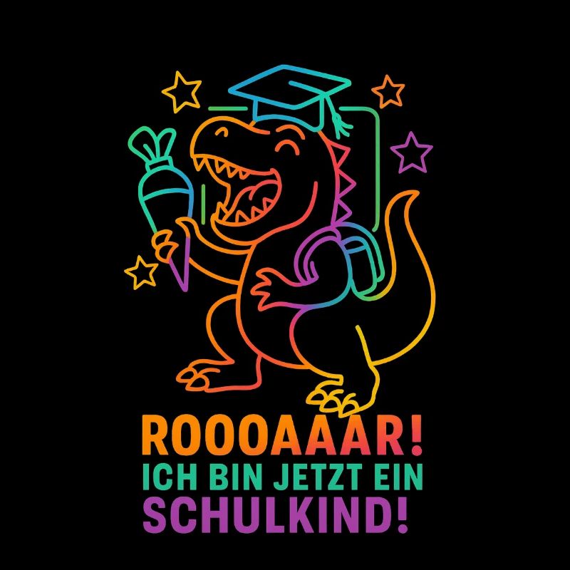 Dino Einschulung | Rooaaar! Ich bin ein Schulkind