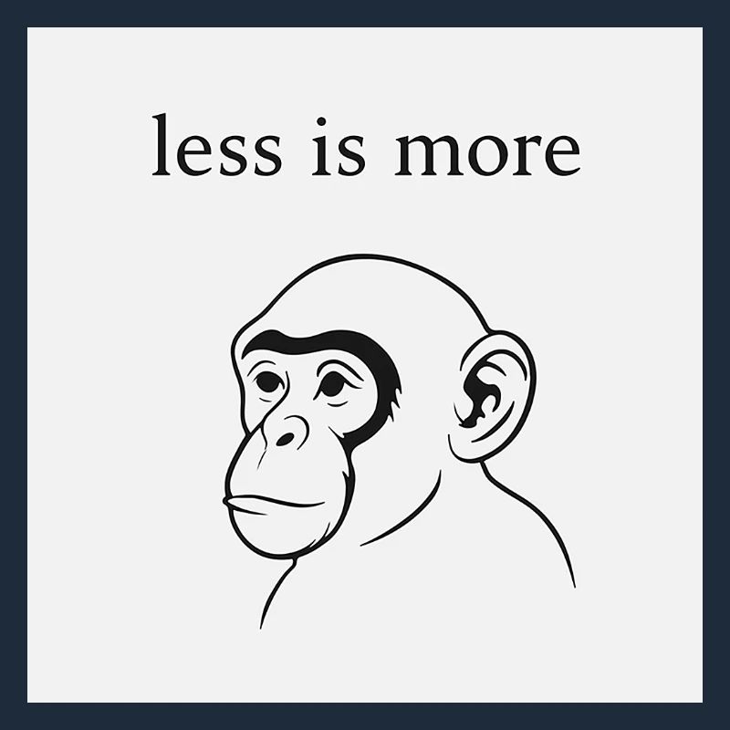 Minimalist monkey motivation