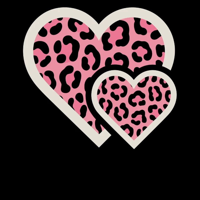 Leopard design with pink pattern