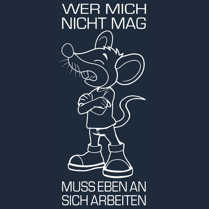 Mouse with work ethic funny saying