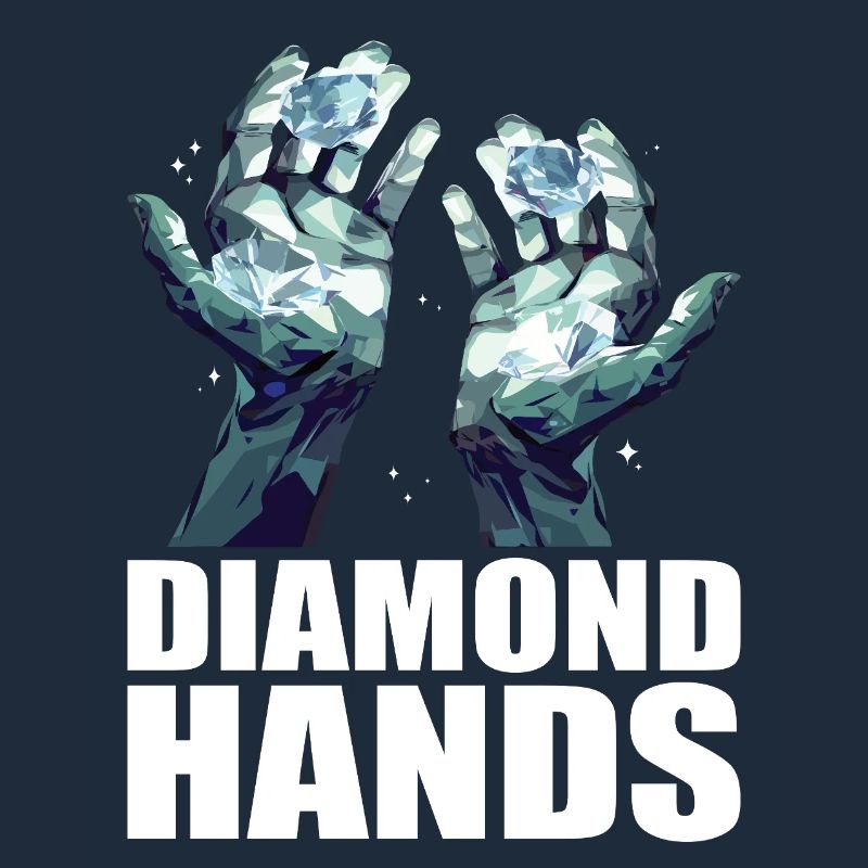 Commerce de mains de diamants