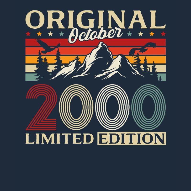 25th Birthday Original October Year 2000